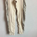Vimmia  Women's Meow Side Print Piped Half &‎ Half Midrise Leggings Size S Photo 6