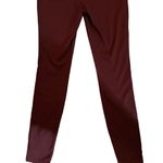 One 5 One ‎ Burgundy Straight Leg Slacks  Size Medium Pull On Photo 2