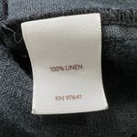 J. Jill Love Linen Pants 1X Women Faded Black Pull On Tapered Relaxed Fit Casual Photo 4