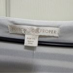 Boston Proper  Womens Striped Tank Maxi Navy White Lined Stripe Long Dress XL Photo 2