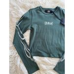 Darc Sport Wolves Flame Long Sleeve Baby Tee Norse Green Size Medium Photo 3