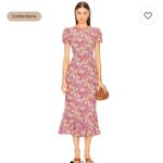 Rhode Lulani Midi Dress in Pink Floral Trip Mini Size 2 Photo 1
