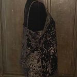 Crushed velvet Black tank top Photo 1