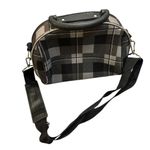 Dejuno‎ Black and Gray Plaid travel toiletries/cosmetics/makeup bag Photo 6