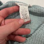 Caution to the Wind  Textured Wrap Top in Light Green Photo 1