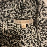 Skies Are Blue  black and white cardigan size M Photo 4