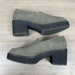 Eileen Fisher Slate Gray Leather Harria Chunky Heel Platform Loafer Sz.8.5 NWOB Photo 8