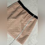 Loft Ann Taylor  pale pink jacquard textured women's mini skirt Photo 7
