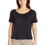 KAVU Women's Islander Viscose Tee Boat Neck Shirt Purple Size M Top Boxy Fit Photo 1