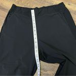 Athleta Textured Brooklyn Jogger Lightweight Travel Pant Black Womens Size 10 Photo 4