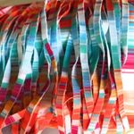 Fringed Bandeau Bikini‎ Top Blue Photo 2