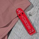 Dessy Collection Bustier Crepe Midi Dress Adjustable Bow Straps Desert Rose 3069 Pink Size 12 Photo 7