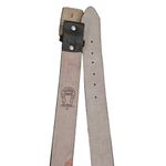 Brown Genuine Leather Calf Hair Aztec Ribbon Trim Belt Size 40 Photo 7