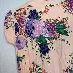 & Other Stories & Other Stories Los Angeles Atelier Pink Peach Floral Wrap Midi Dress size US 8 Photo 11