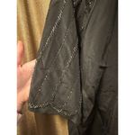 MM Couture NWT  By Miss Me Black Beaded Shrug Open Front Blouse Size Small Photo 3