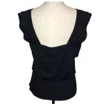 J.Crew New Black French Pleated Tiered Women's Top
festive stylish statement Photo 2