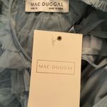 Mac Duggal  8055 High Neck Ruffle Short Sleeve Tiered A Line Dress Photo 13