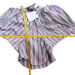 Isabel Marant  cotton Pink striped Eori dagger collar button-front blouse NEW Photo 5