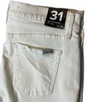 joe's jeans Joe's Women's 31 Jeans High Rise Straight 26" Crop Pants White Coastal Casual Photo 1