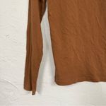 J.Crew Brown Long Sleeve Turtleneck Shirt Womens S Classic Fall Closet Staple Photo 5