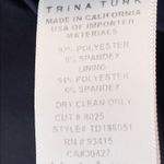 Trina Turk  Dress Black One Shoulder Ruffled Neckline Maxi Cocktail Dress Size 2 Photo 10