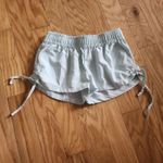 OCEAN‎ BREEZE Womens Shorts Size S Light Blue Athletic Lounge Drawstring Hem Photo 1