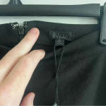 NBD 298 NWT  Black Pull On Trouser With Ankle Slits Size Medium Photo 3