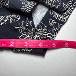 Ann Taylor  Black Cream Paisley Print Romper Sleeveless‎ Collared 12 Photo 6