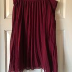 Charlotte Russe Burgundy Full Skirt Photo 1
