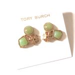 Tory Burch NWOT  Roxanne Cluster Stud Earring Mint Photo 0