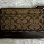 Coach Brown Signature Card Holder Coin Purse Photo 4