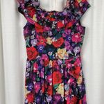 Ivy City Co Black Floral Havana Dress Sz.L NWT Size L Photo 5