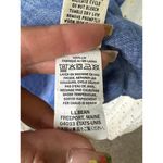 L.L.Bean 100% Linen Scoop Neck Open Chest Pocket Pull Over Tunic Blouse L Photo 7