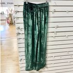 J Brand Ardon Pull On High Rise Elastic Waist Wide Leg Velvet Pants Moorland S Photo 4