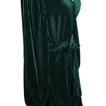 Simplee Womens Long Sleeve Wrap Velvet Mini Dress Sexy V Neck Cocktail Party Club Dress Photo 5