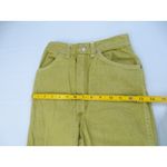 Maverick Blue Bell Vintage Denim Mom Jeans Womens Size 7/8 Slim Mustard Straight Yellow Photo 7