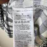 Gap NEW NWT ‎ Black White Gingham Plaid Long Sleeve Peplum Top Size Medium Photo 6