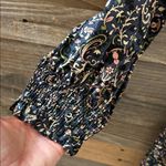 Veronica Beard  Karlina Paisley Cotton Smocked Mini Dress Size 4 NWT Photo 6