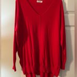 Zenana Like new red  sweater, size XL. Photo 0