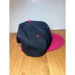 ICAP Hat Cap Snap Back Black Pink Lips Embroidered Graphic Streetwear Mens Photo 3