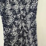 Norma Kamali Animal Print Knee-Length Ruched Black and White Dress Women Size XL Photo 8