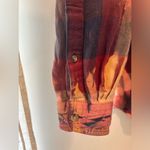 Franklin Flannels Vintage Bleach Splattered Button Down Size L Photo 3
