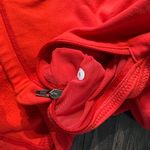 Lululemon Forme Jacket Womens 4 Athleisure Full Zip Stretch Luon Mesh‎ Vents Red Photo 5