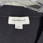 Summersalt  Sweater Black White Colorblock Cotton Cashmere Blend Classic Size‎ S Photo 4