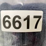 Old Navy Vtg.  Shawl Collar Cable Knit Sweater Blue Womens M Cotton Angora Blend Photo 7