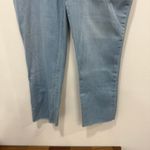 Frank &‎ Eileen Womens The Italian Chino 1975 Light Blue Wash Denim Raw Hem NEW Size 0 Photo 5