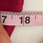 Horny Toad  Rosalinda Dress Size Medium Red Organic Cotton Blend Ruched Midi Photo 8