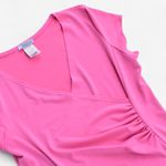 OUTLOOK Y2K Vintage Pink Short Sleeve Top Size M Photo 3