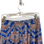 Renee C. Blue Jessica Printed Swing Skirt Sz MP NWT Photo 6