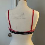 Juicy Couture  Intimates Colorful Hearts Padded Bra Womens 38C Pink Red‎ Lounge Photo 5